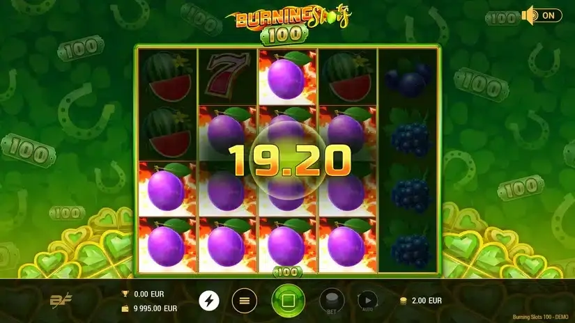 Burning Slots 100 slot screenshot 3
