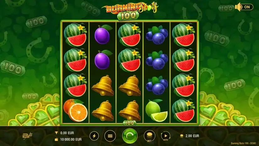 Burning Slots 100 slot screenshot 1