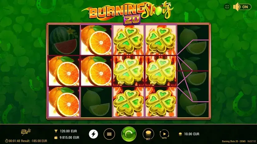 Burning Slots 20 slot screenshot 3