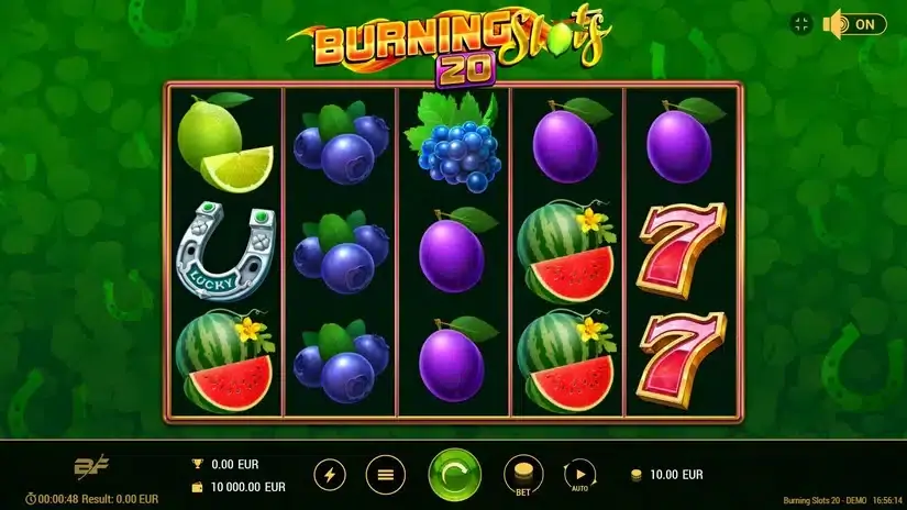Burning Slots 20 slot screenshot 1