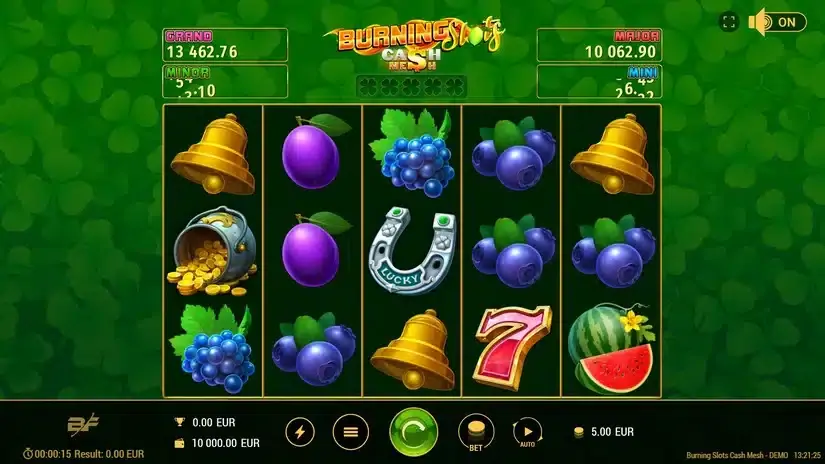 Burning Slots Cash Mesh slot screenshot 1