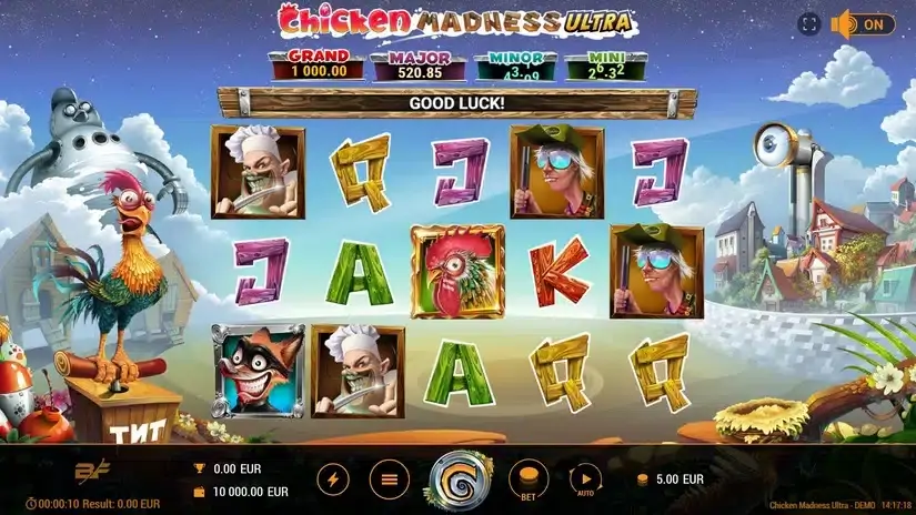 Chicken Madness Ultra slot screenshot 1