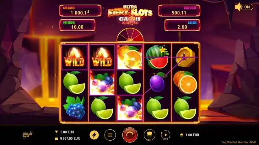 Fiery Slots Cash Mesh Ultra slot screenshot 3