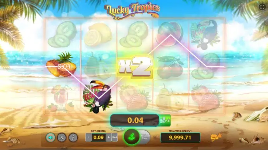 Lucky Tropics slot screenshot 2