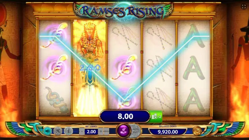 Ramses Rising slot screenshot 2