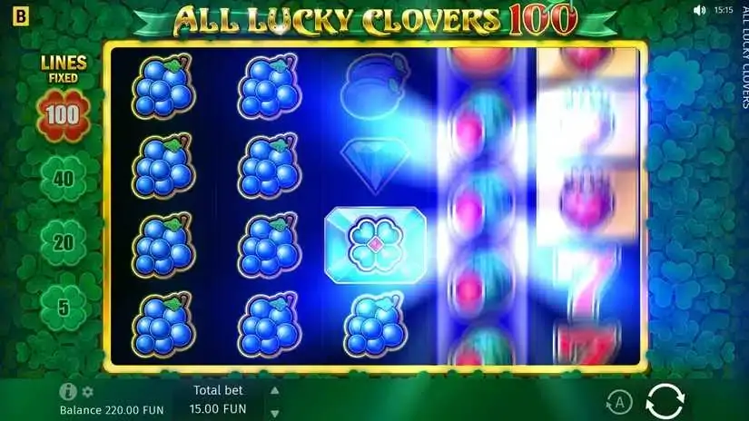 All Lucky Clovers 100 slot screenshot 3