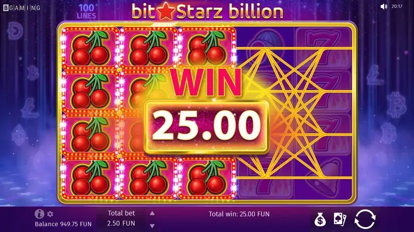 Bitstarz Billion slot screenshot 2
