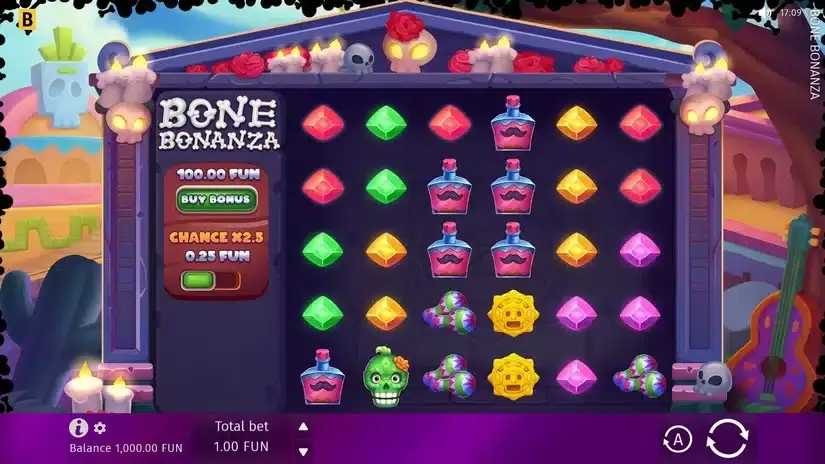 Bone Bonanza slot screenshot 