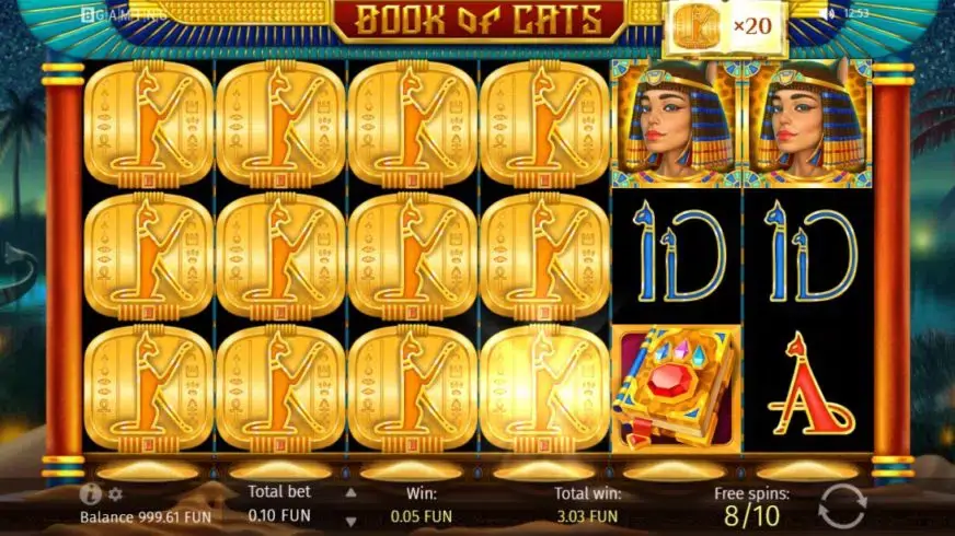 Book Of Cats slot screenshot 