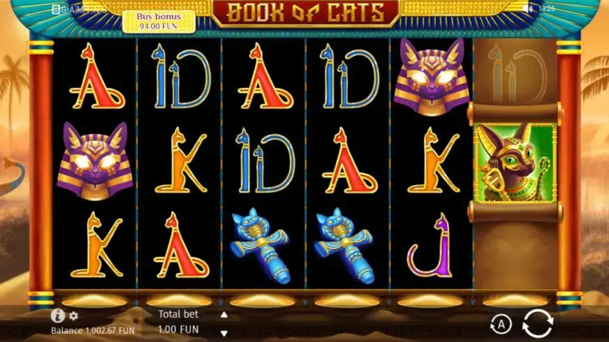 Book Of Cats slot screenshot 