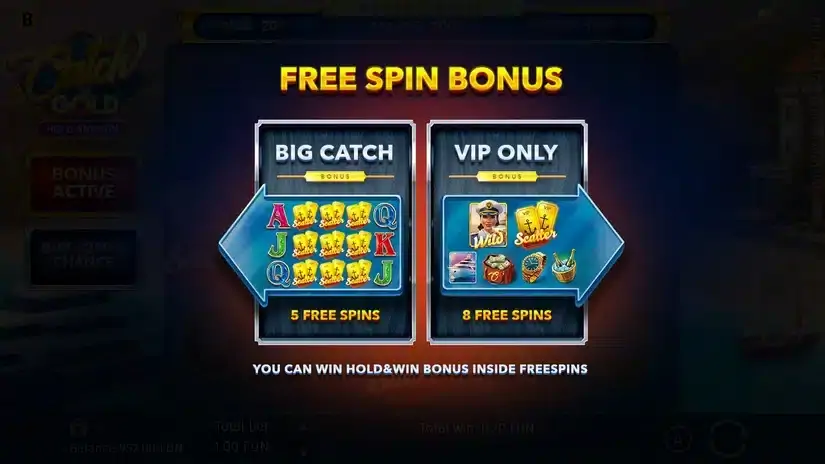 Catch the Gold Hold and Win slot screenshot 3