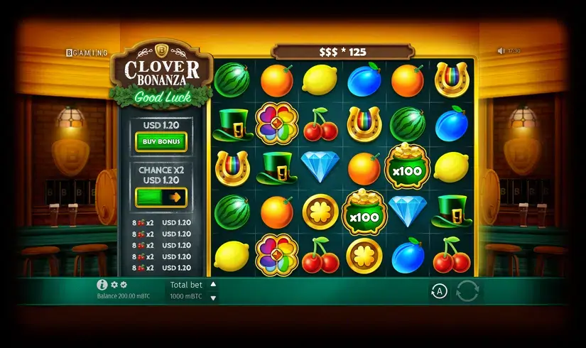 Clover Bonanza slot screenshot 6