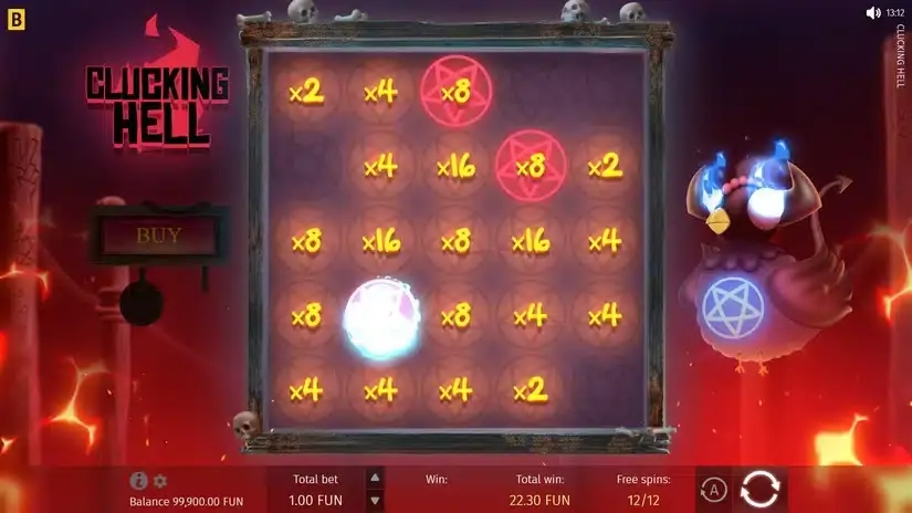 Clucking Hell slot screenshot 