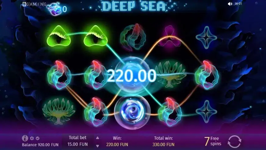 Deep Sea slot screenshot 3