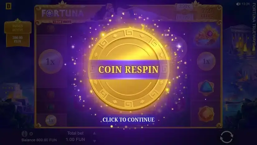 Fortuna Trueways slot screenshot 2