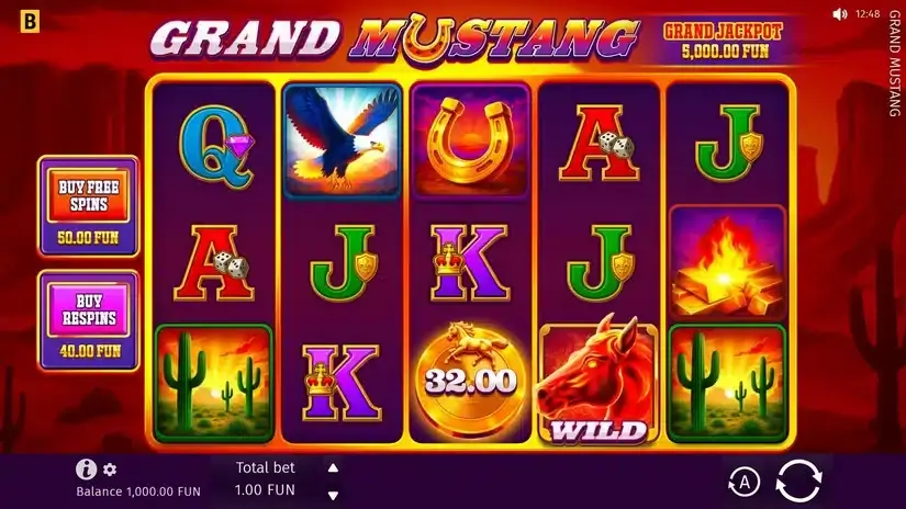 Grand Mustang slot screenshot 