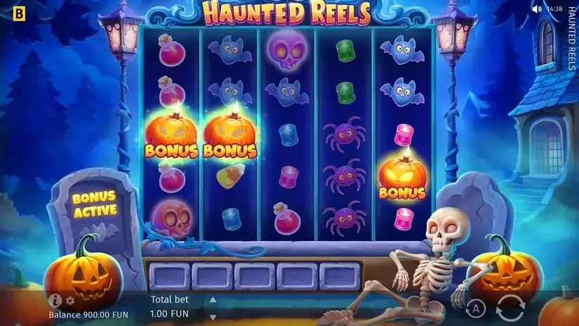 Haunted Reels slot screenshot 3