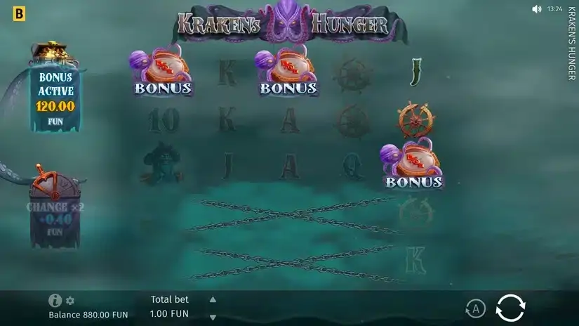 Kraken’s Hunger slot screenshot 2