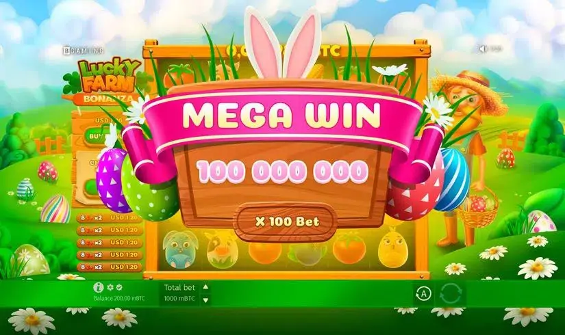 Lucky Farm Bonanza slot screenshot 