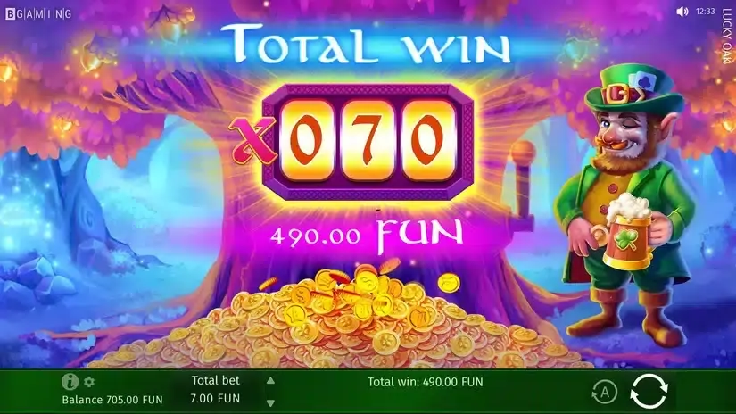 Lucky Oak slot screenshot 