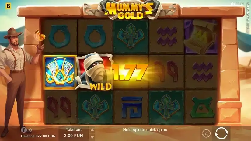 Mummy’s Gold slot screenshot 2
