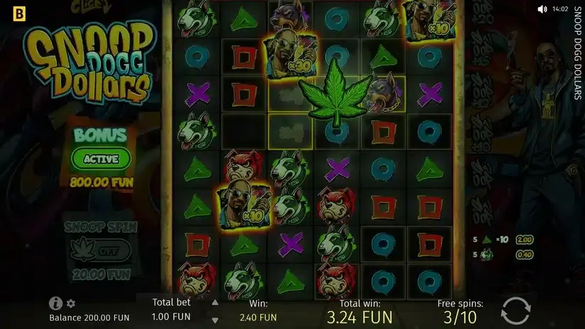 Snoop Dogg Dollars slot screenshot 4