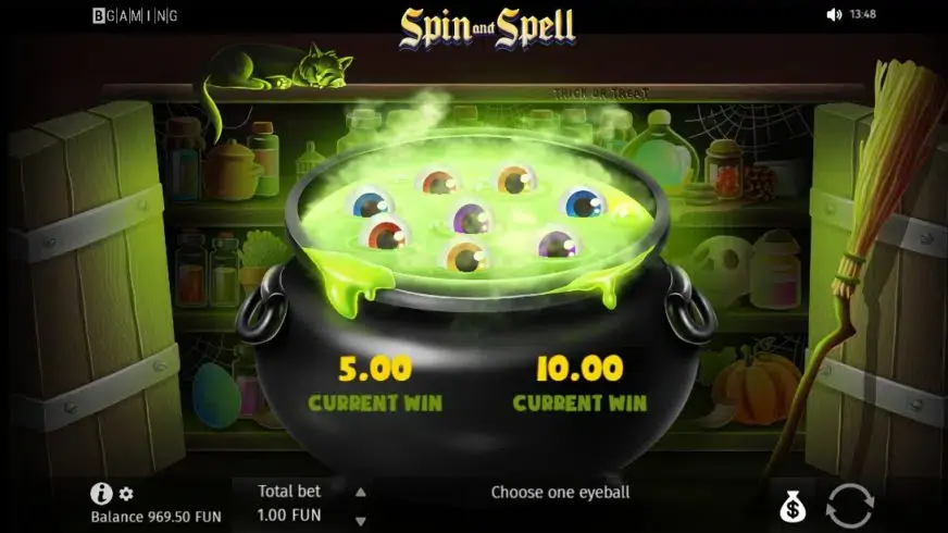Spin and Spell slot screenshot 2