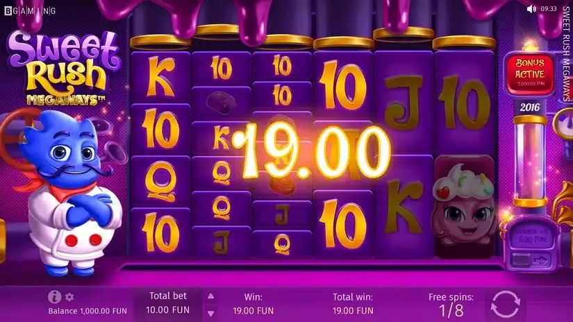 Sweet Rush MEGAWAYS slot screenshot 5
