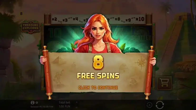 Treasure Explorer slot screenshot 3