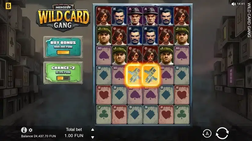 Wild Card Gang slot screenshot 