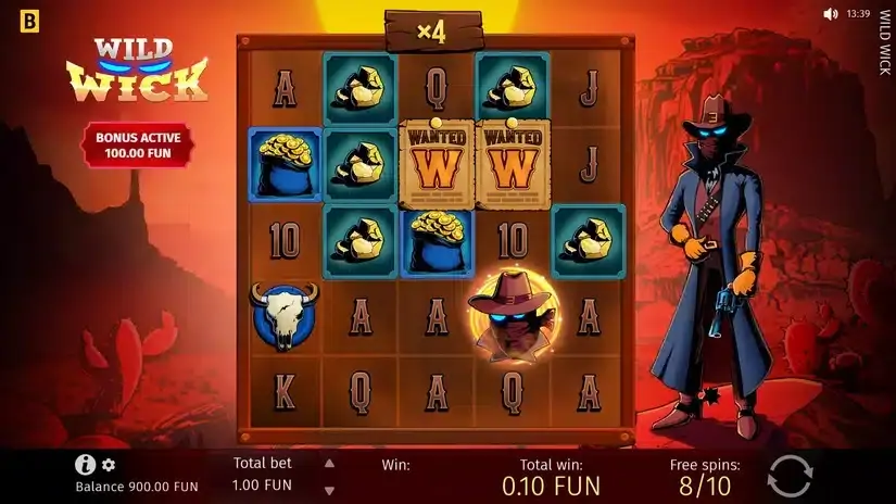 Wild Wick slot screenshot 4