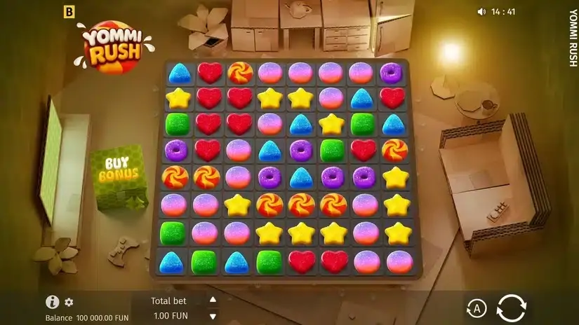 Yommi Rush slot screenshot 