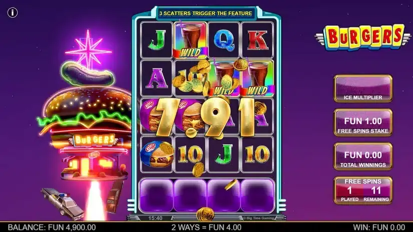 Burgers slot screenshot 3