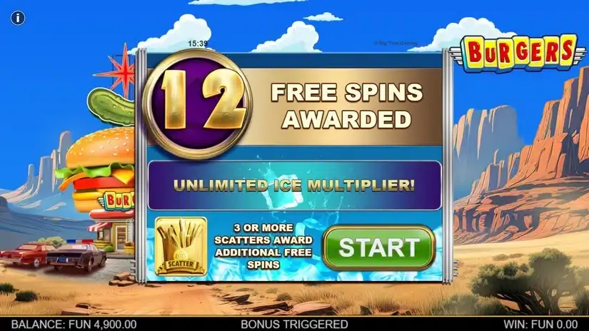Burgers slot screenshot 2