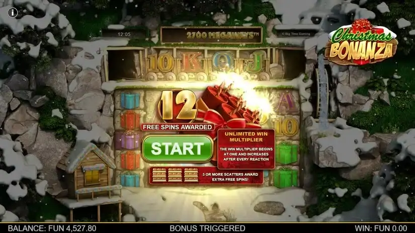 Christmas Bonanza slot screenshot 3