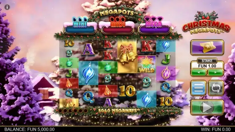 Christmas Megapots slot screenshot 2