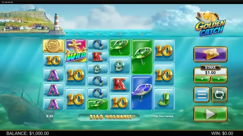 Golden Catch slot screenshot 