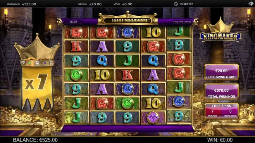 Kingmaker slot screenshot 4