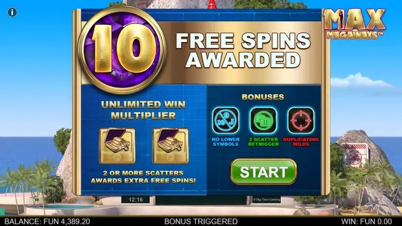 Max Megaways slot screenshot 4