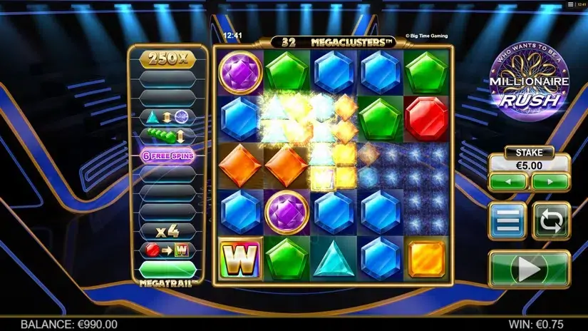 Millionaire Rush slot screenshot 2