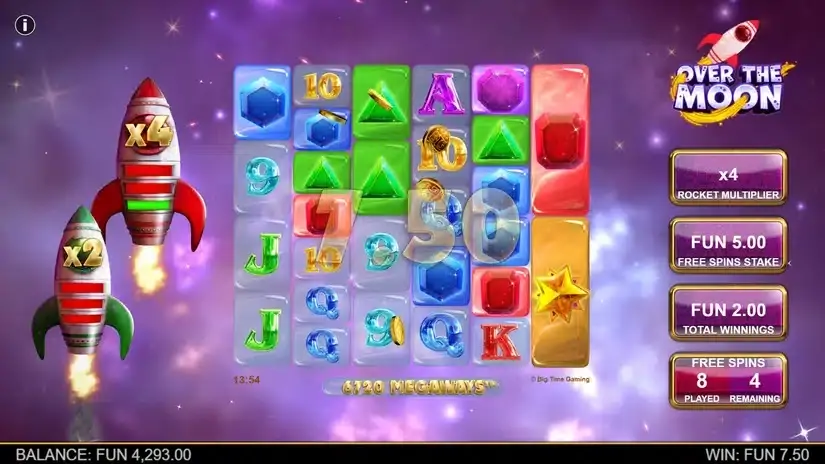 Over the Moon slot screenshot 