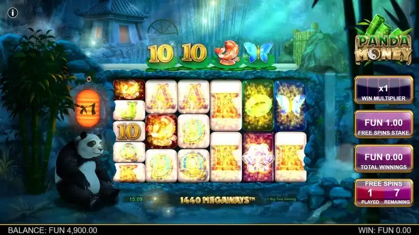 Panda Money Megaways slot screenshot 3