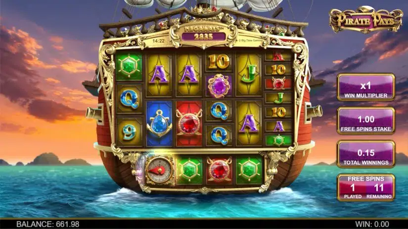 Pirate Pays Megaways slot screenshot 8