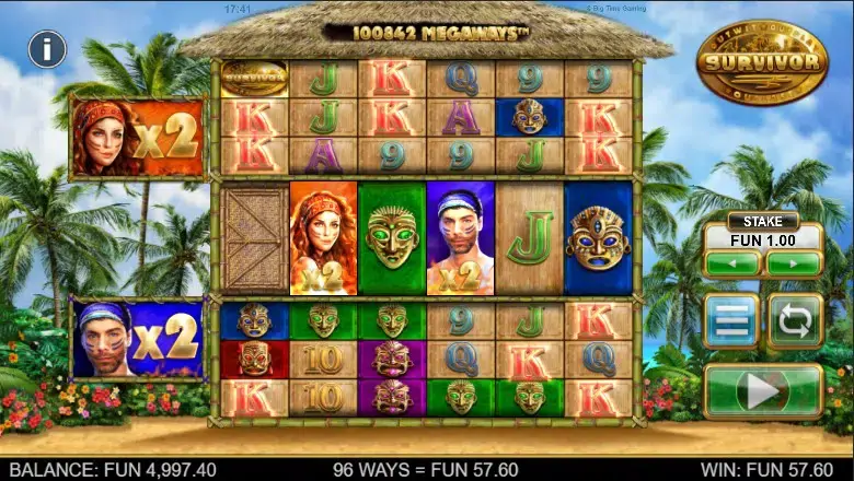 Survivor Megaways slot screenshot 2