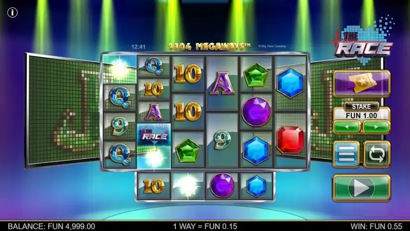 The Race Megaways slot screenshot 2