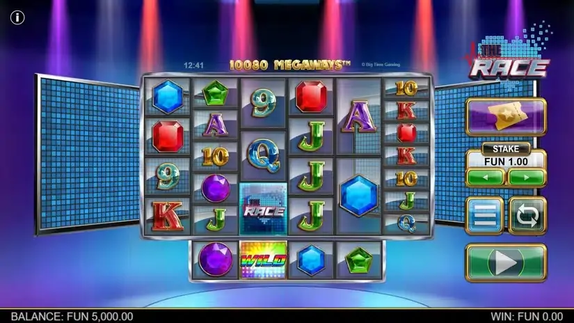 The Race Megaways slot screenshot 1