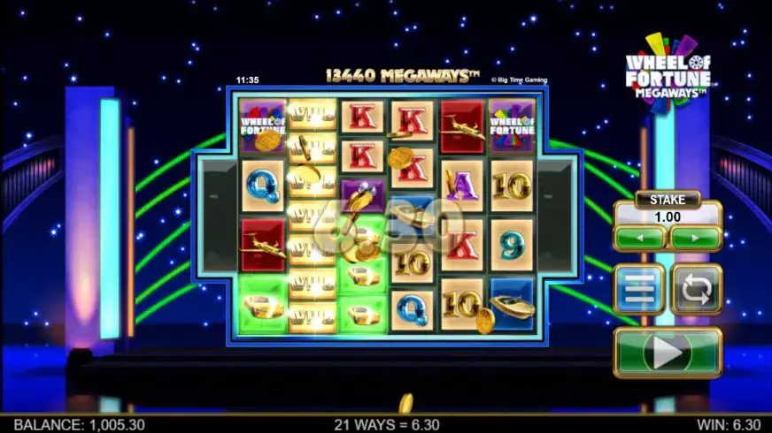 Wheel of Fortune Megaways slot screenshot 3