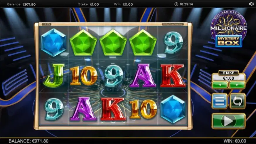 Who Wants to Be a Millionaire Mystery Box slot screenshot 1