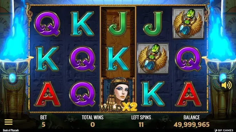 Book of Pharaoh slot screenshot 4