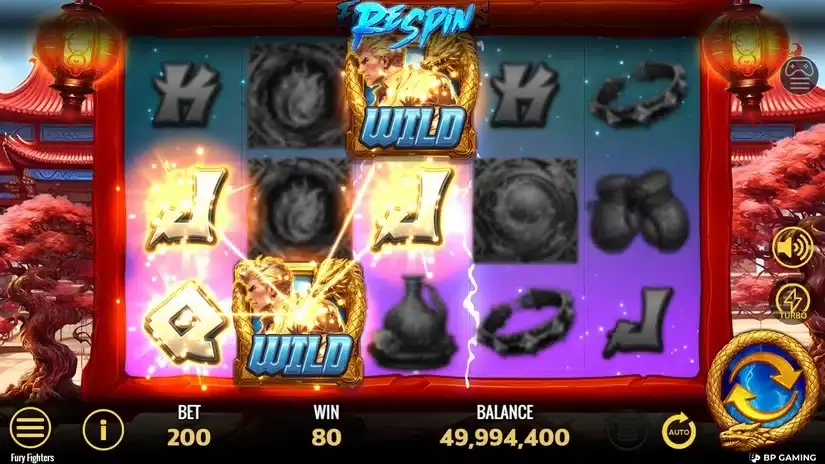 Fury Fighters slot screenshot 3